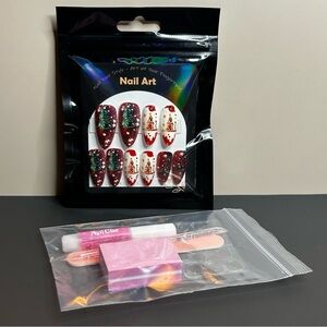 29 Piece Nail Art Set Christmas Winter New Year Theme